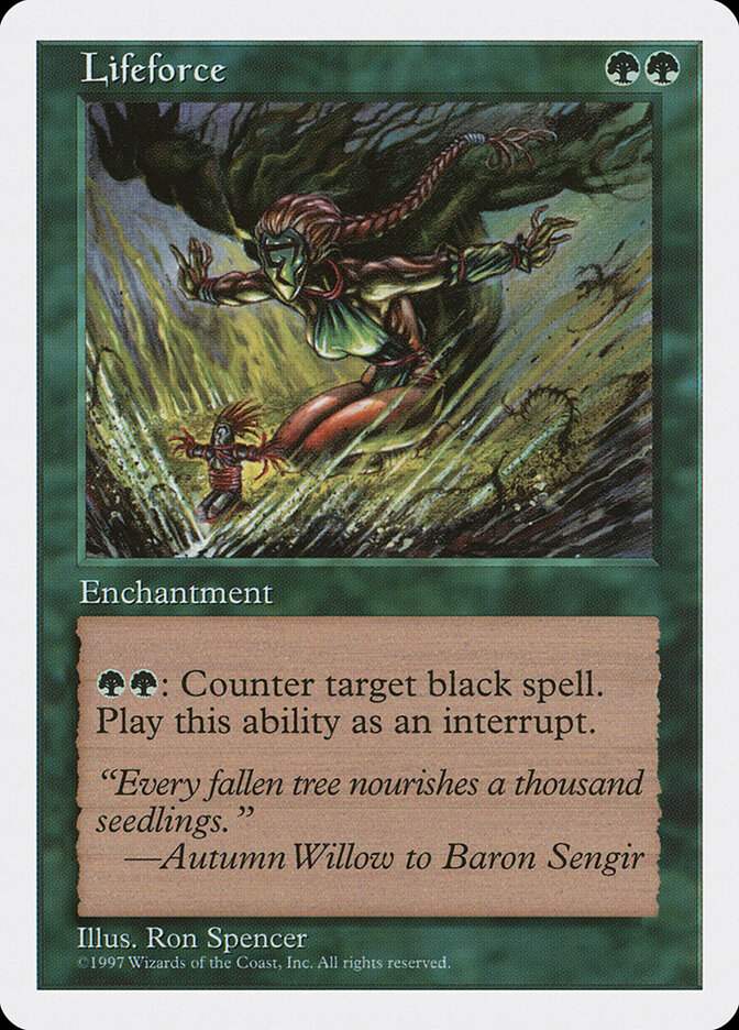 Lifeforce card front