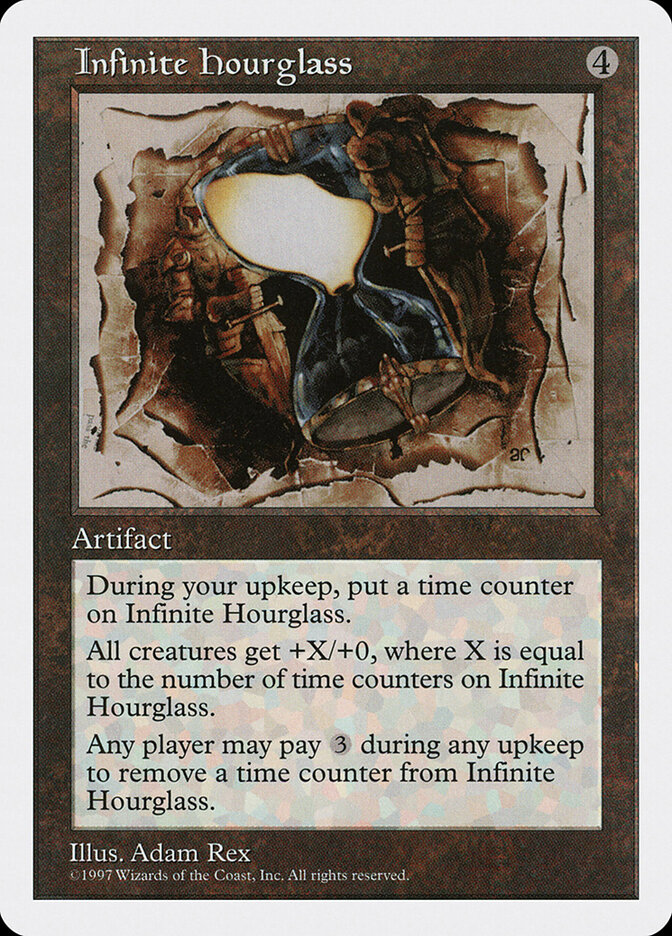 Infinite Hourglass card front