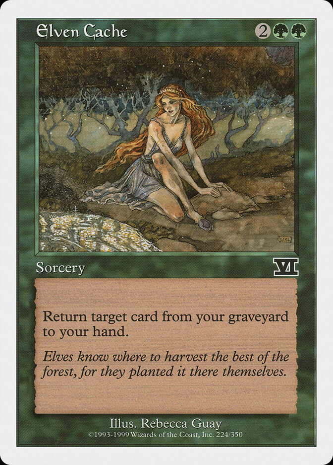 Elven Cache card front