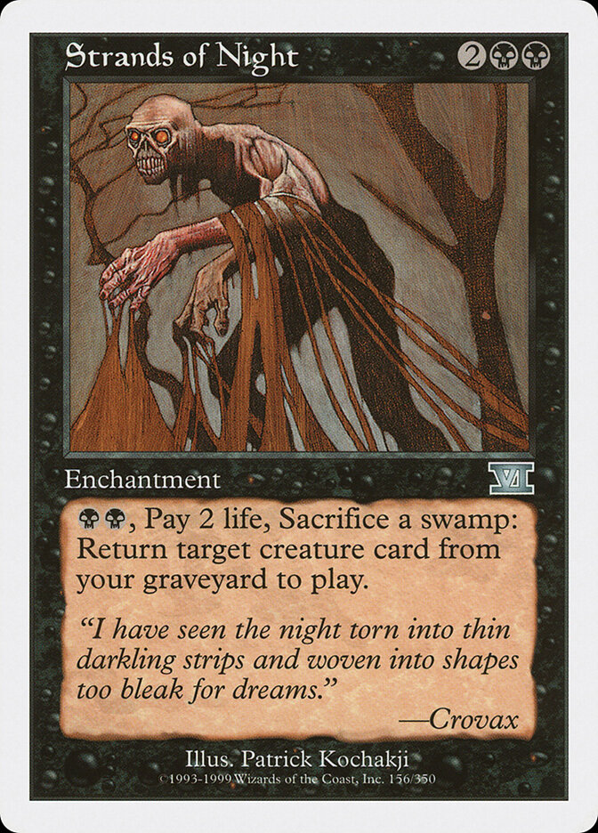 Strands of Night card front