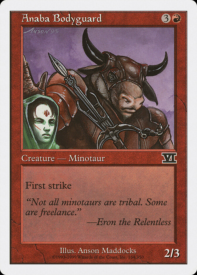 Anaba Bodyguard card front