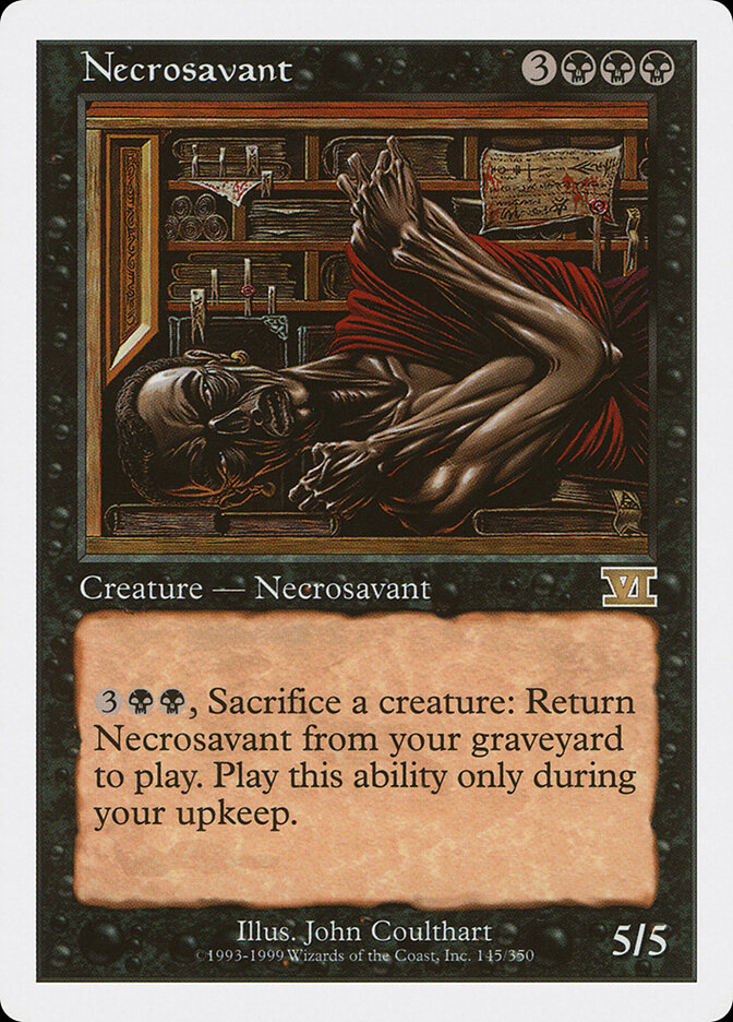 Necrosavant card front