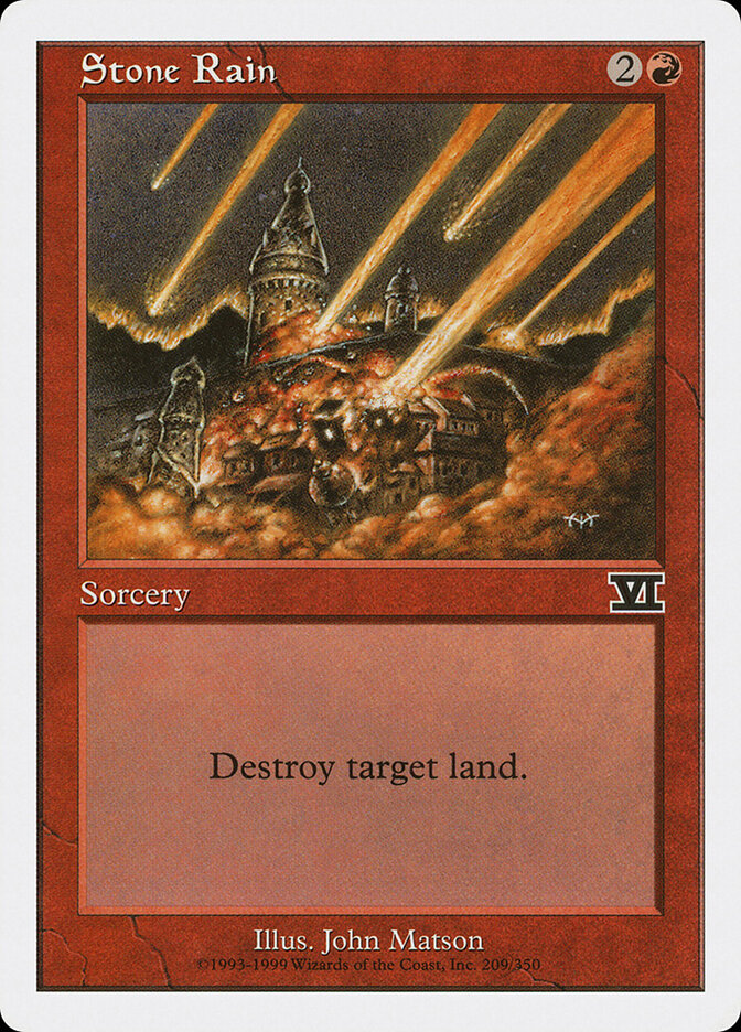 Stone Rain card front