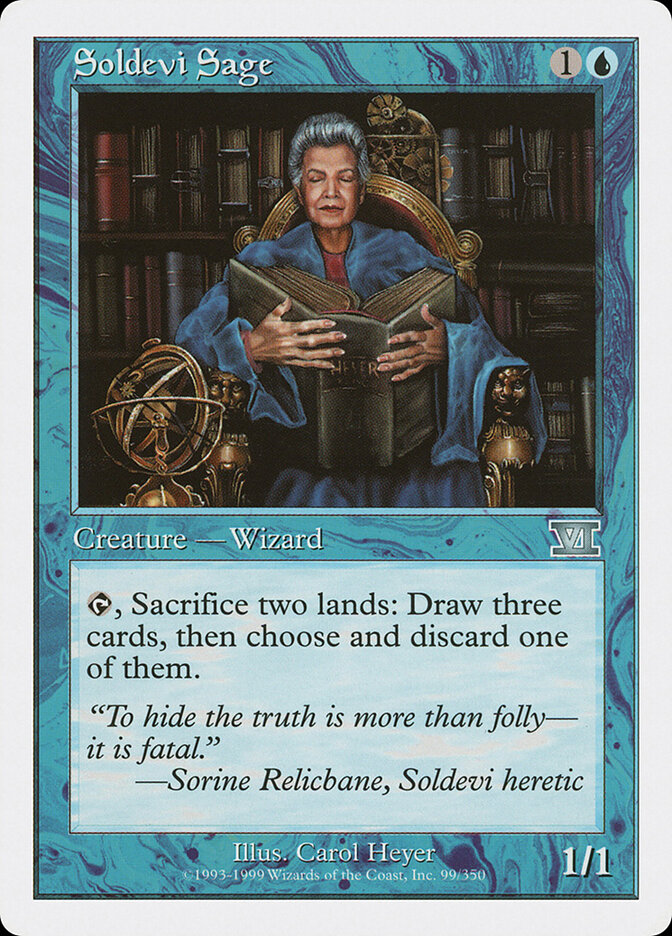 Soldevi Sage card front