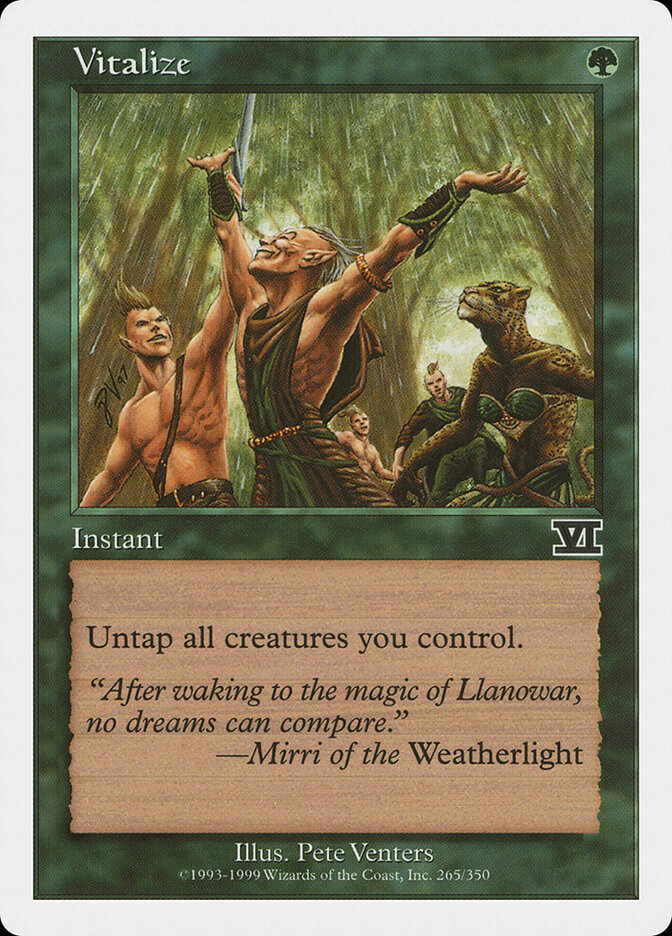 Vitalize card front