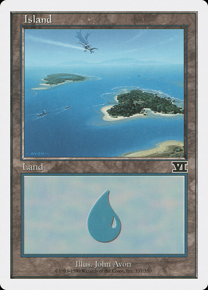 Island card front