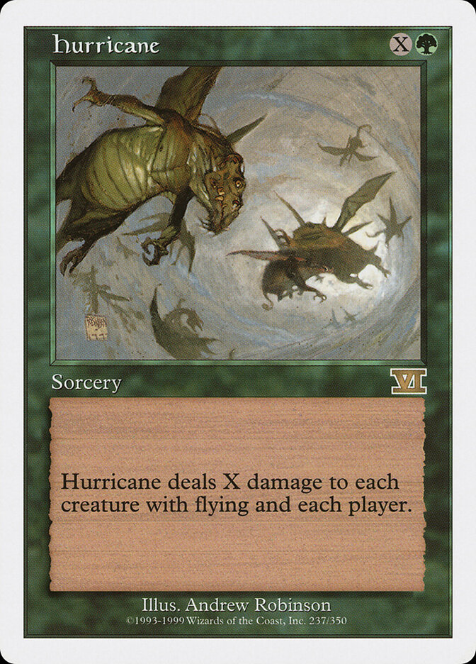 Hurricane card front