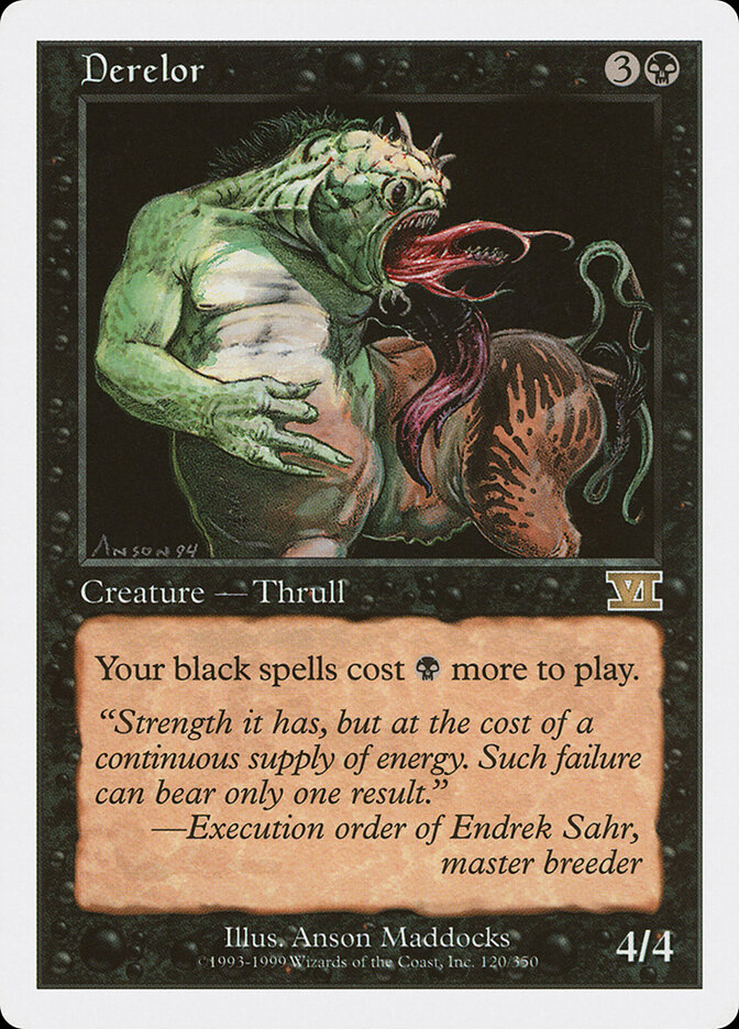 Derelor card front
