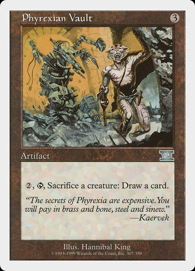 Phyrexian Vault card front