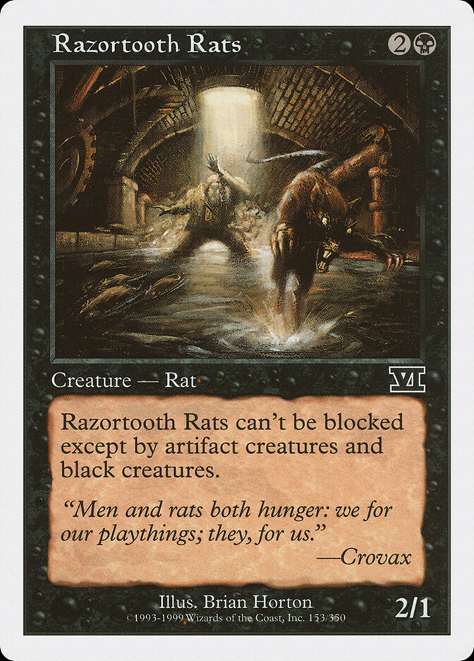 Razortooth Rats card front