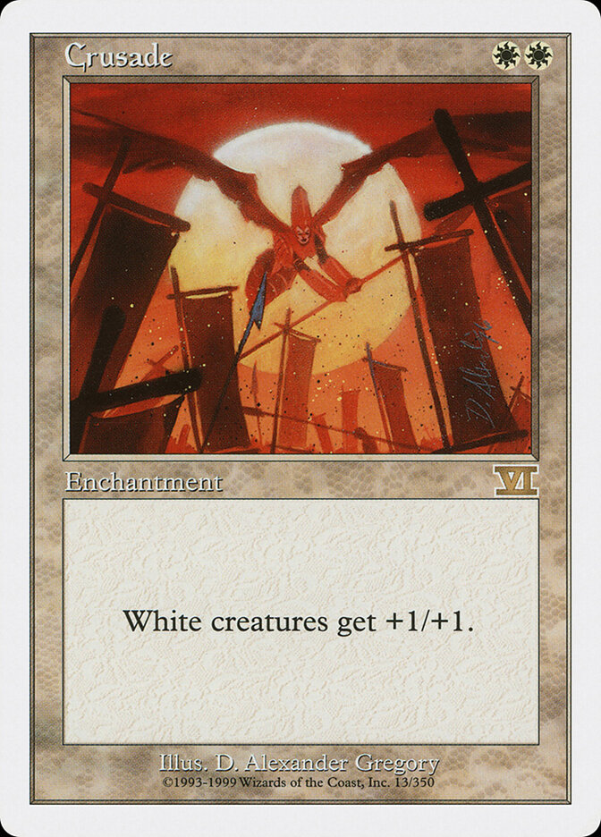 Crusade card front