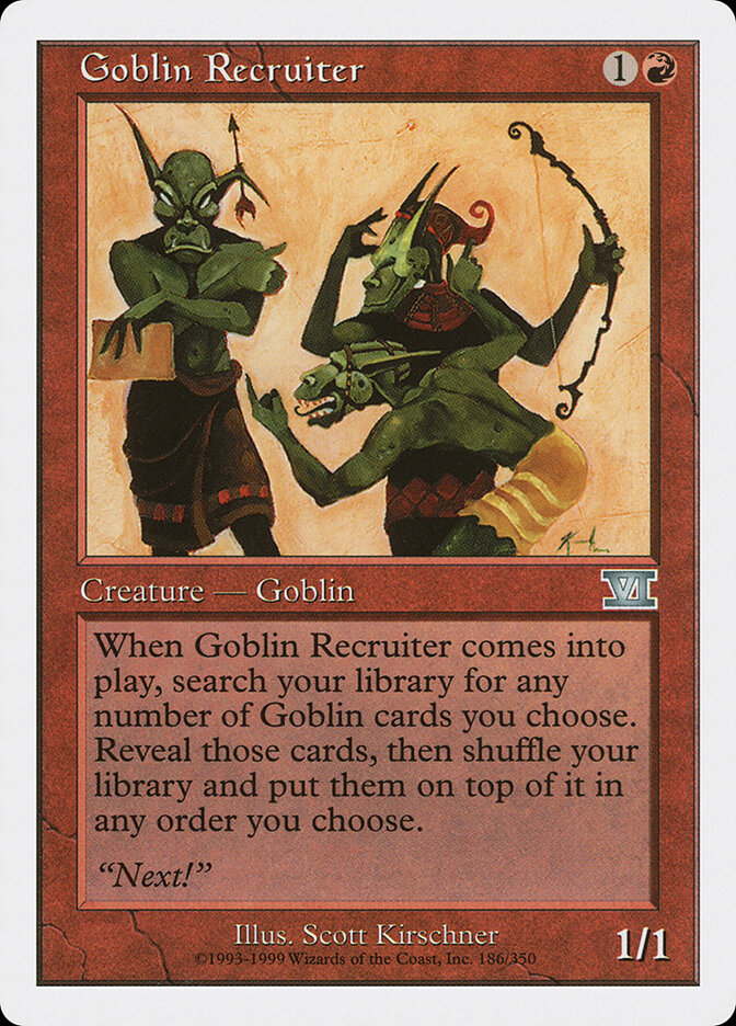 Goblin Recruiter card front