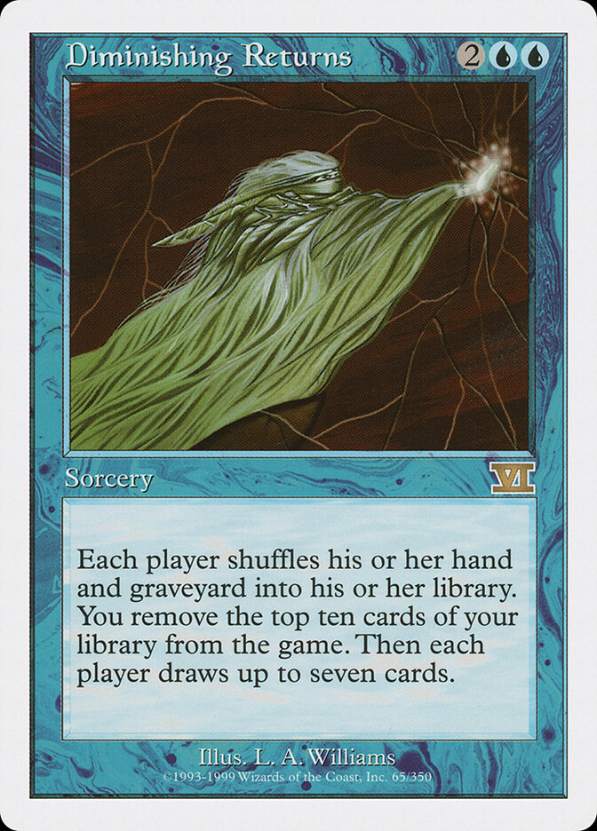 Diminishing Returns card front