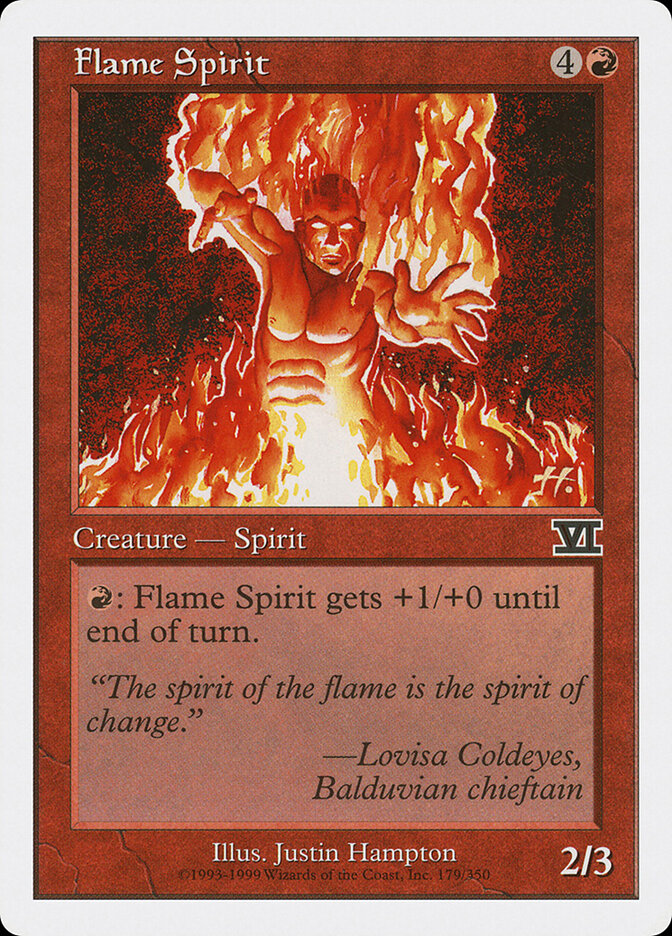 Flame Spirit card front