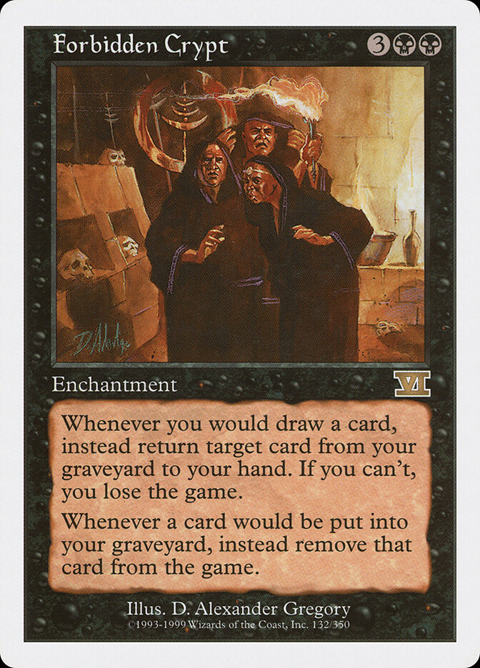 Forbidden Crypt card front