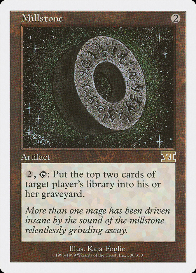 Millstone card front