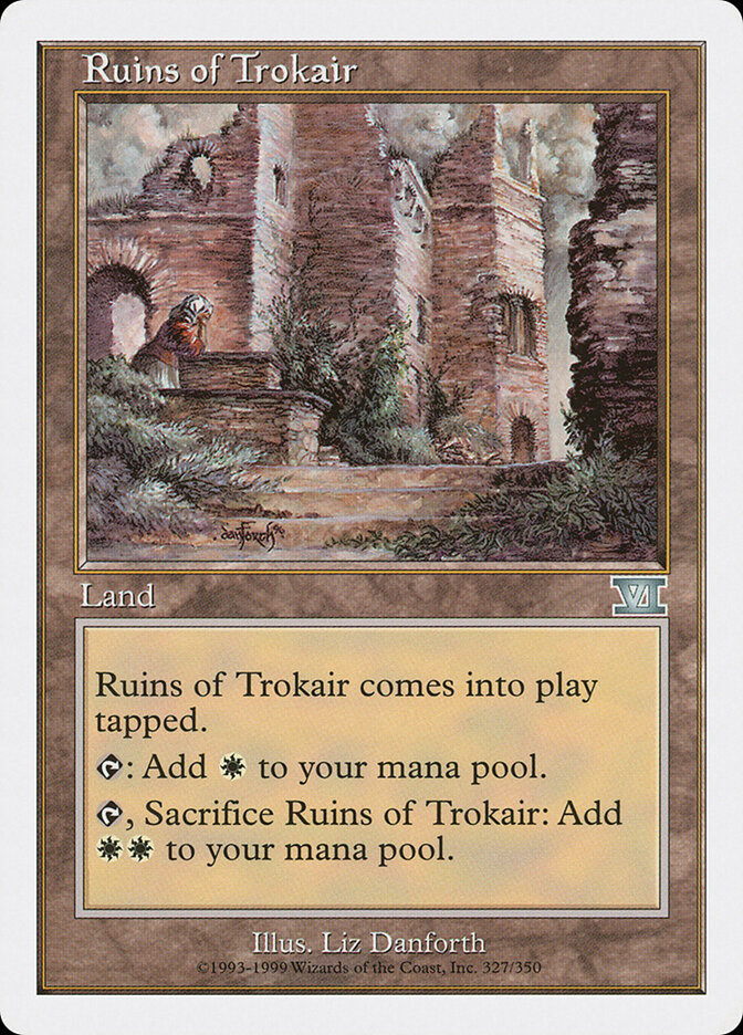 Ruins of Trokair card front