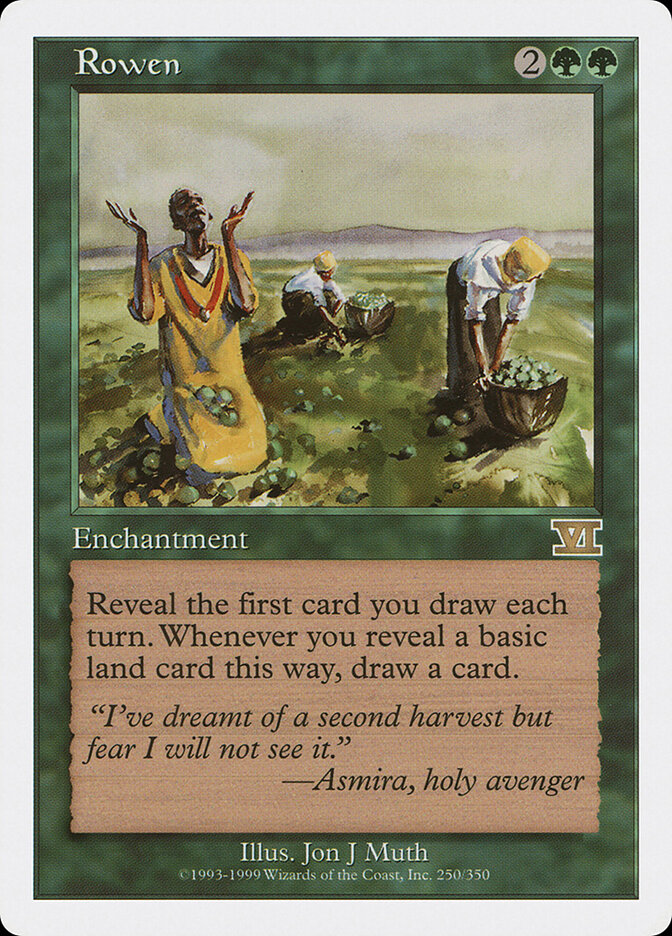 Rowen card front