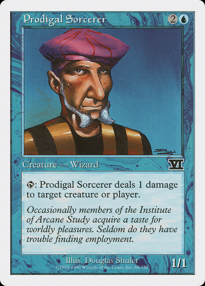 Prodigal Sorcerer card front