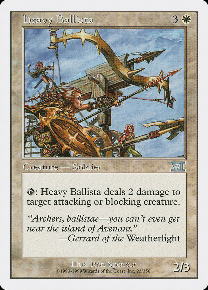 Heavy Ballista card front