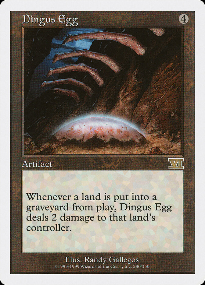 Dingus Egg card front