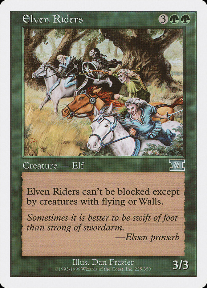 Elven Riders card front