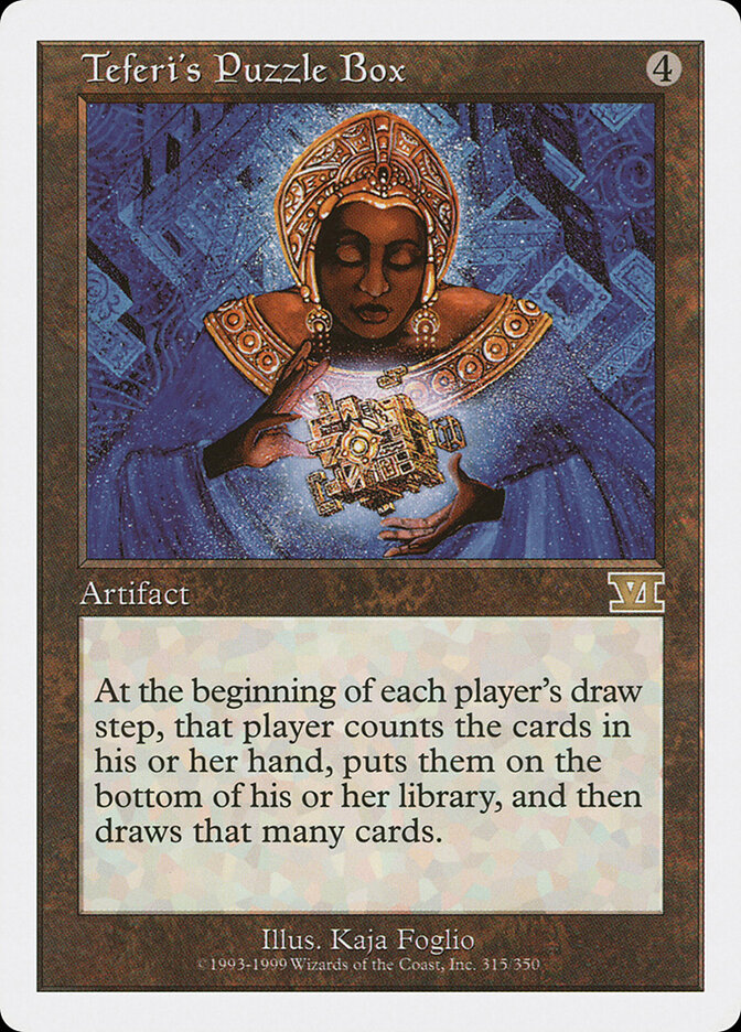 Teferi's Puzzle Box card front