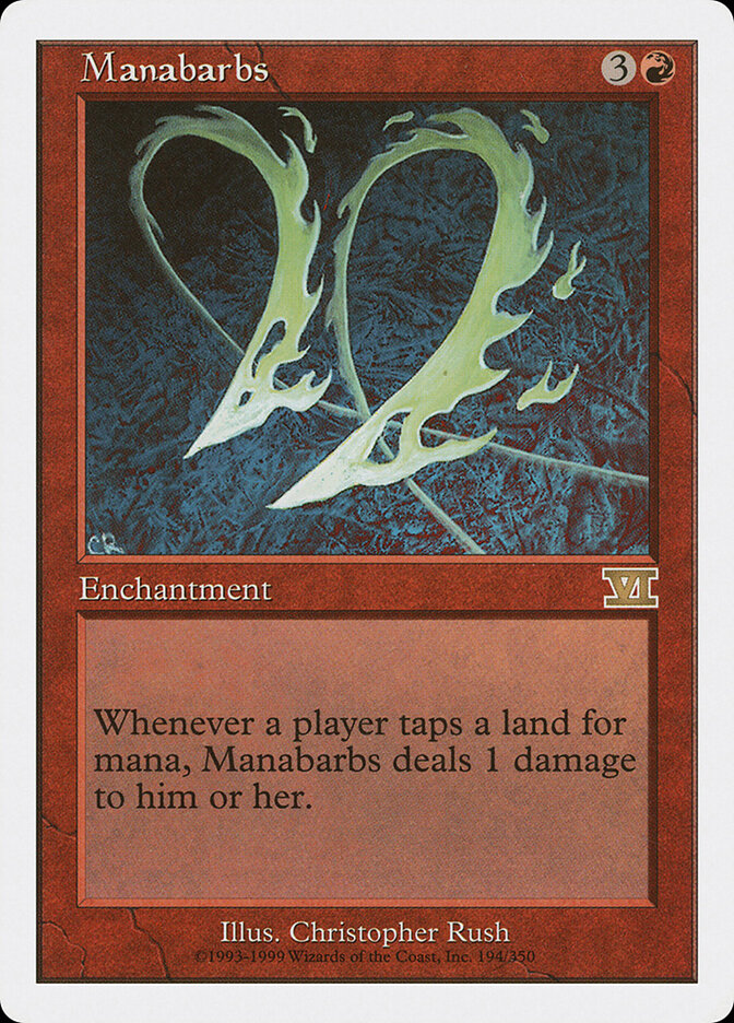 Manabarbs card front