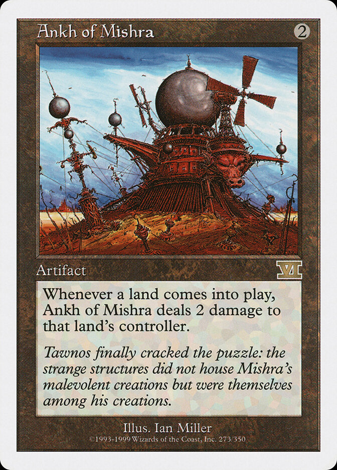 Ankh of Mishra card front