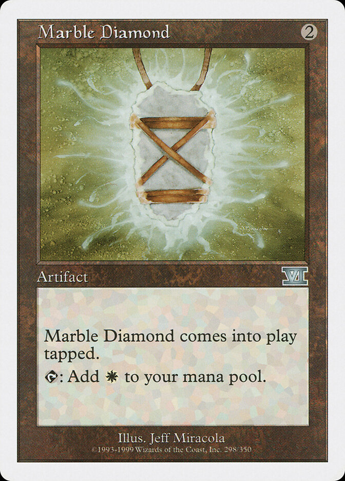 Marble Diamond card front