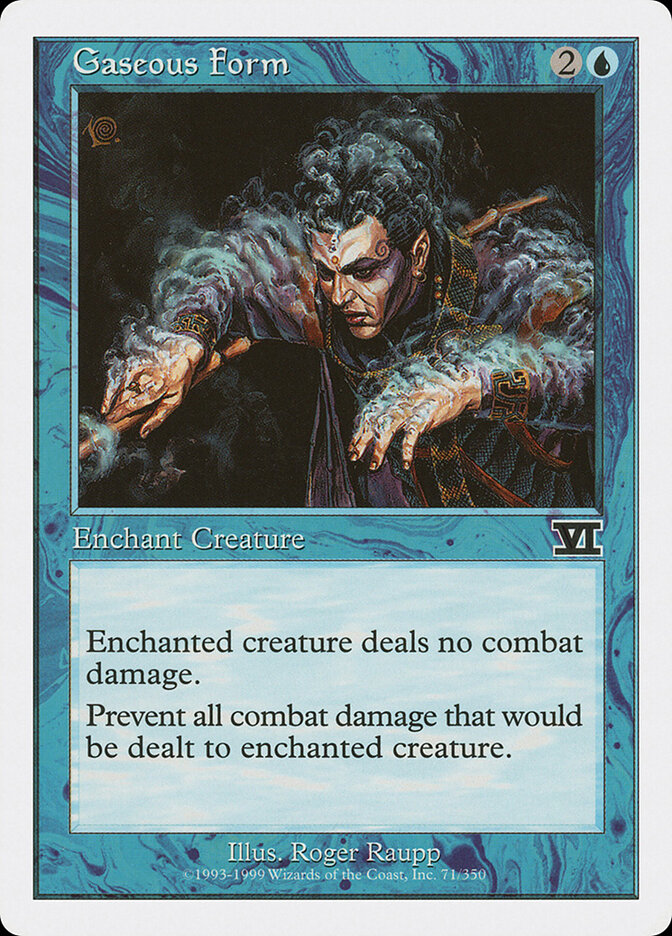 Gaseous Form card front