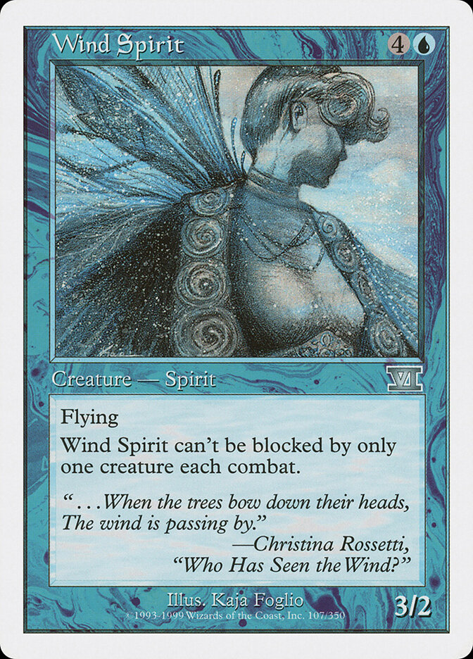 Wind Spirit card front
