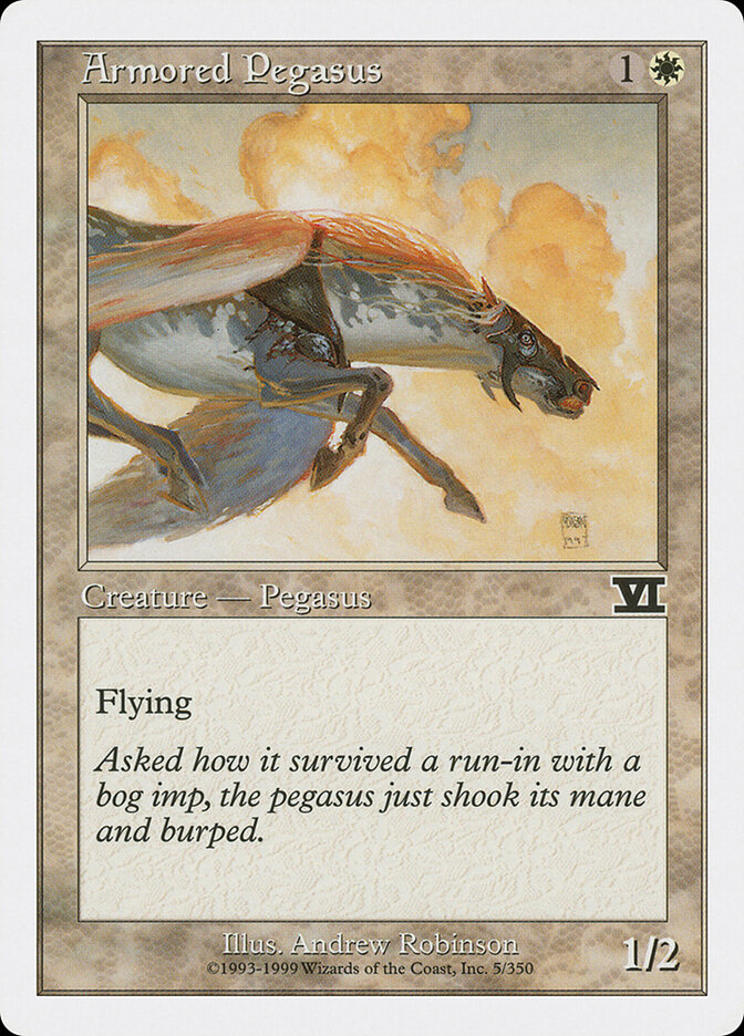 Armored Pegasus card front