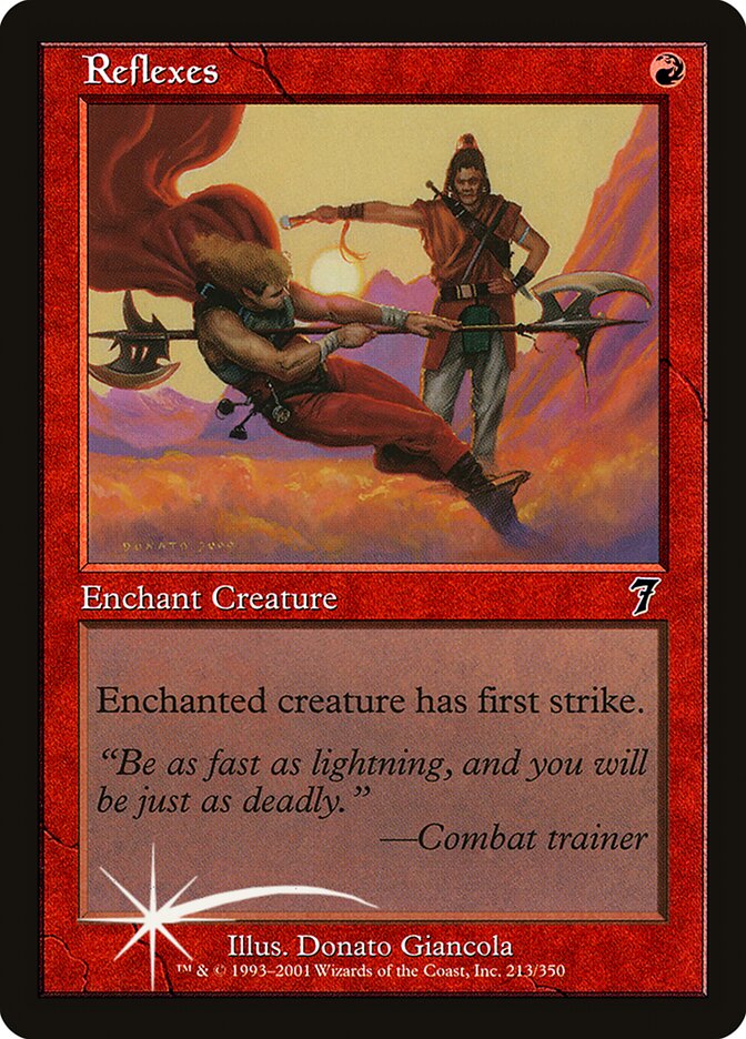 Reflexes card front