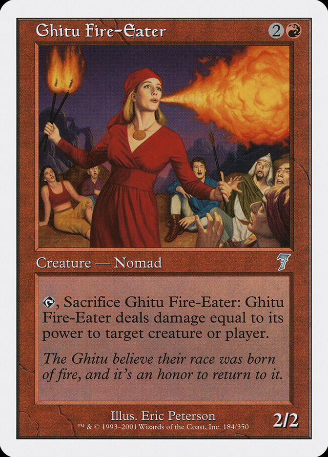 Ghitu Fire-Eater card front