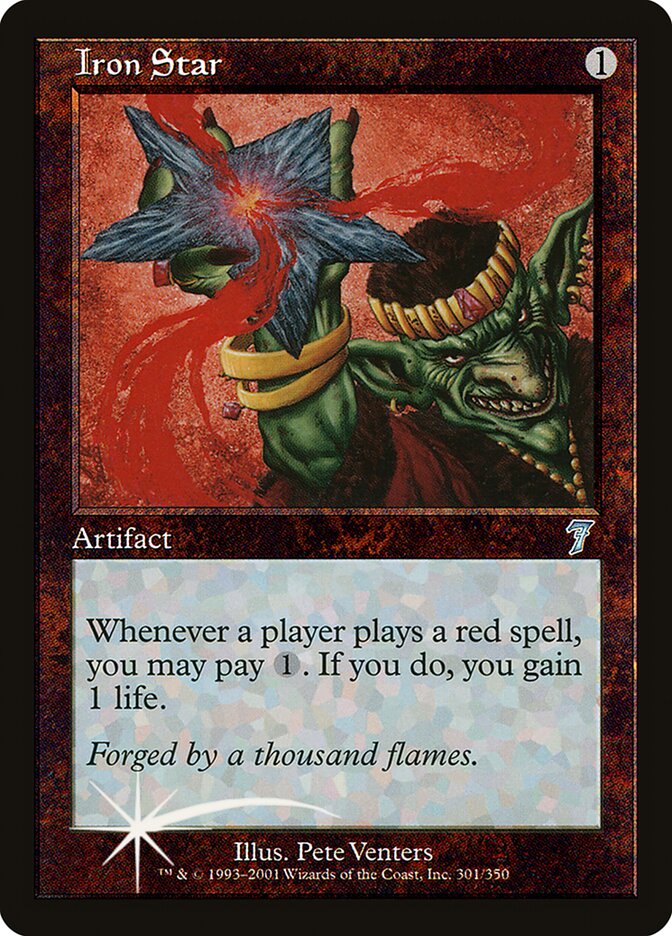 Iron Star card front