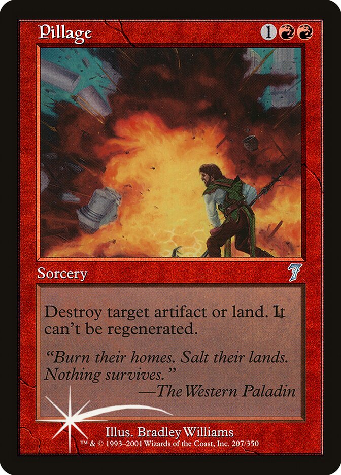 Pillage card front