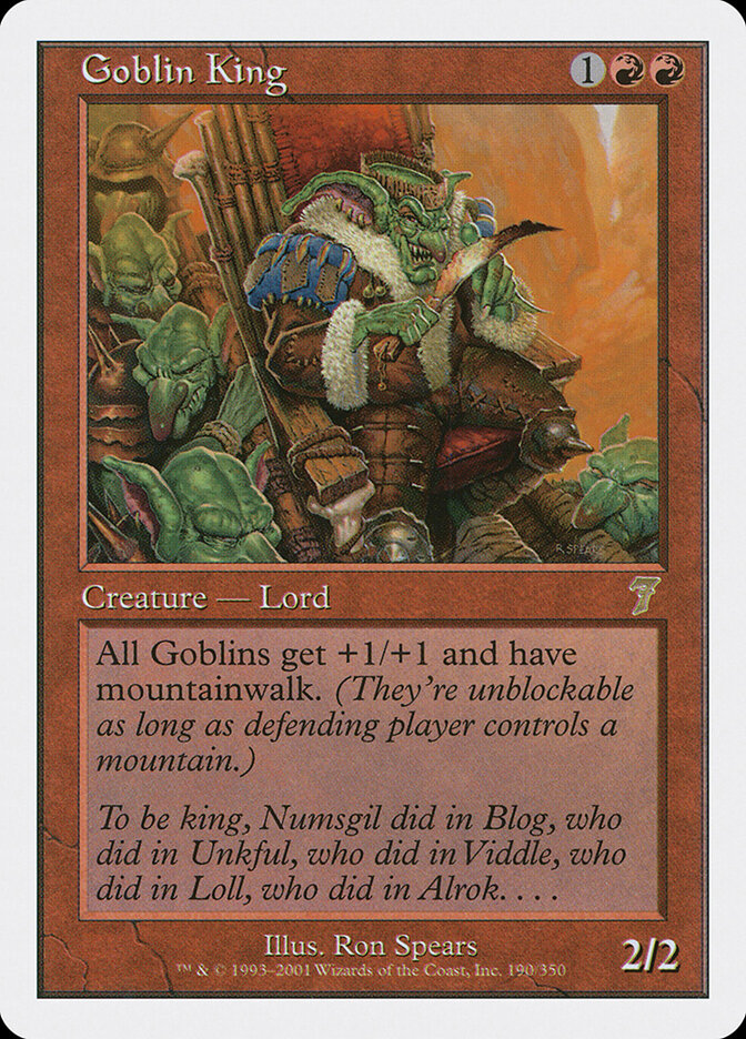 Goblin King card front