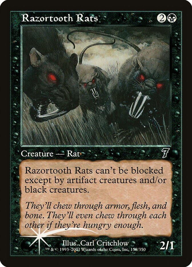 Razortooth Rats card front