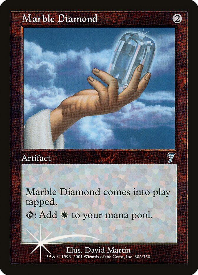 Marble Diamond card front