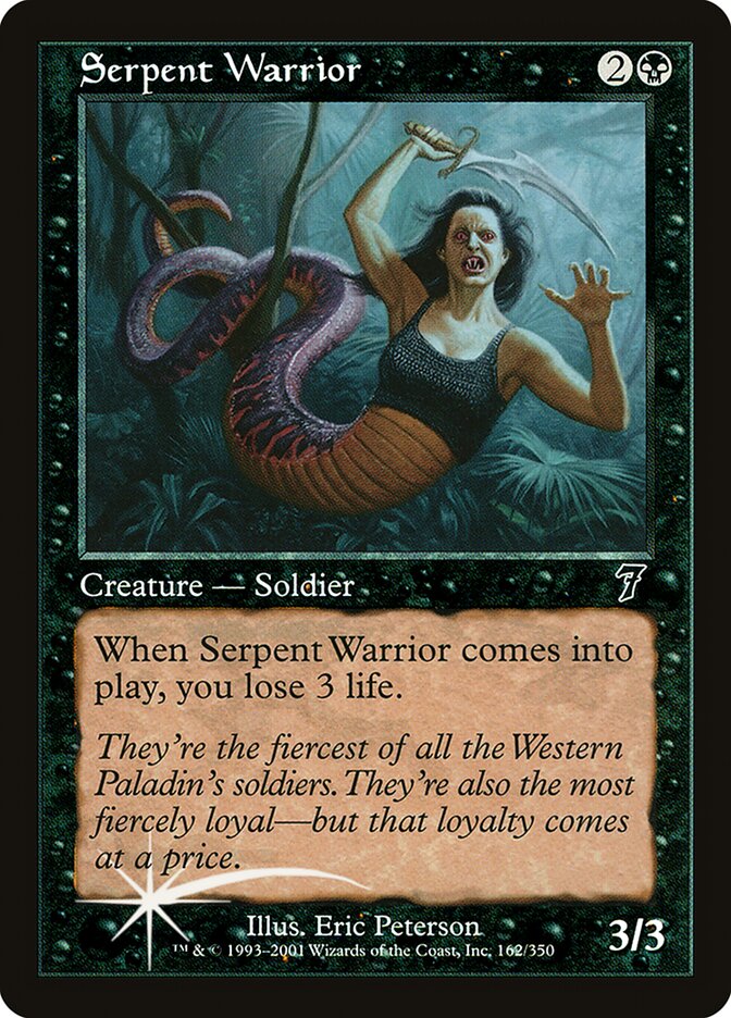 Serpent Warrior card front
