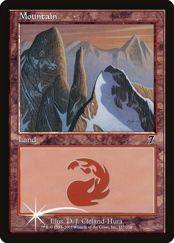 Mountain card front