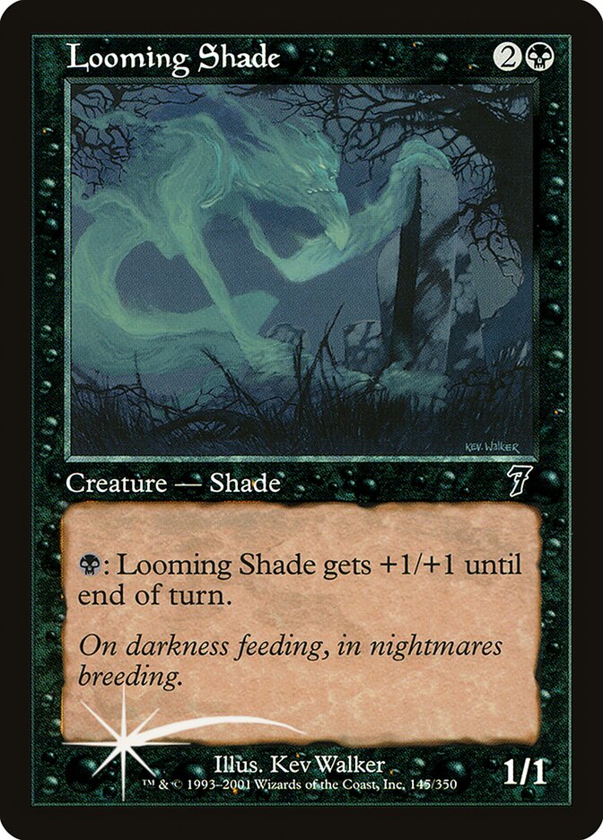 Looming Shade card front