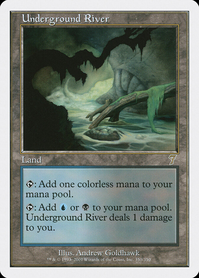Underground River card front