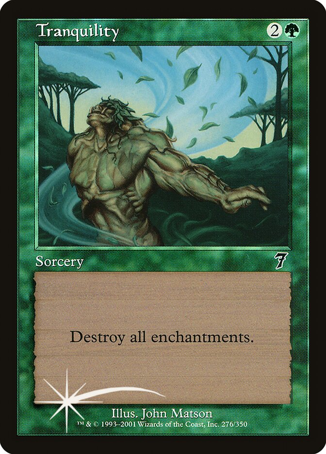 Tranquility card front