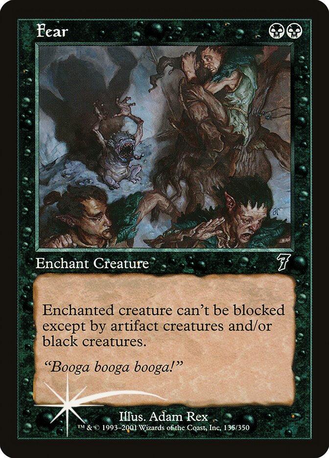 Fear card front