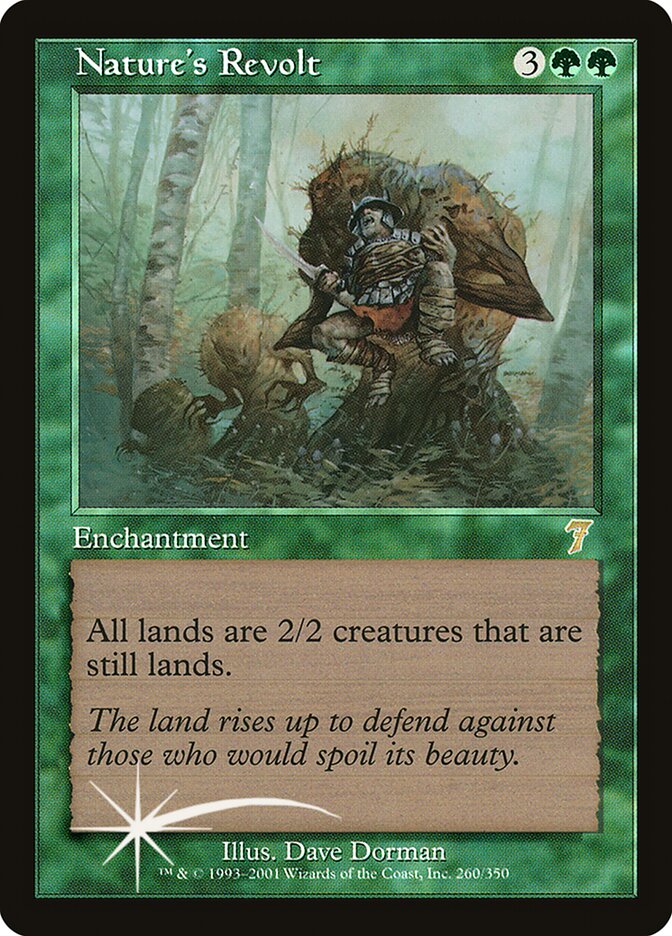 Nature's Revolt card front