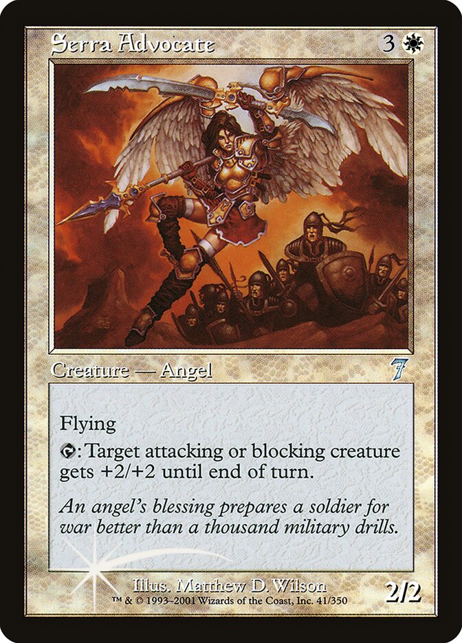 Serra Advocate card front