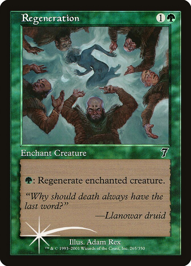 Regeneration card front