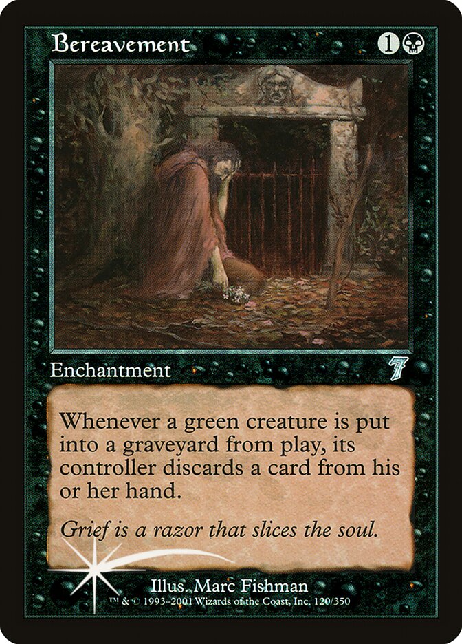 Bereavement card front